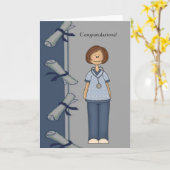 Gratulationen Nurse Graduate Personalized Karte (Gelbe Blume)