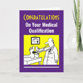 Gratulationen on Medical Qualifikation Karte (Vorderseite)
