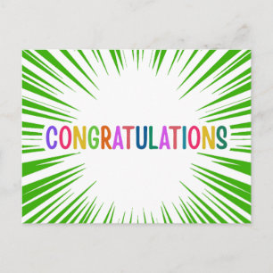GRATULATIONEN POSTKARTE