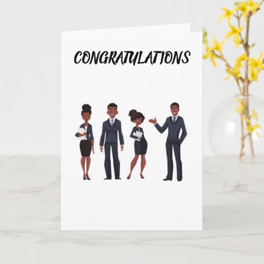 GRATULATIONEN *SIE SIND AUF DEM WEG" KARTE (Gelbe Blume)