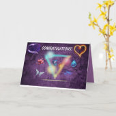 Gratulationen, Well Done Card Karte (Gelbe Blume)