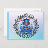 GRATULATIONEN ZU DIESEM TAG POSTKARTE (Vorne/Hinten)