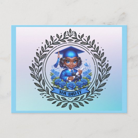 GRATULATIONEN ZU DIESEM TAG POSTKARTE (Vorderseite)