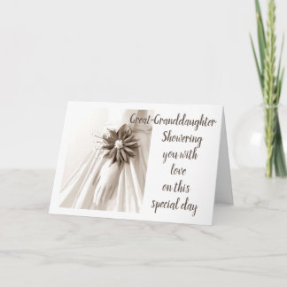 GRATULATIONEN ZU "GREAT-GRANDDAUGHTERS DUSCHE" EINLADUNG