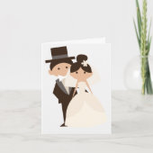 GRATULATIONEN ZU IHREM WEDDING TAG KARTE (Vorderseite)