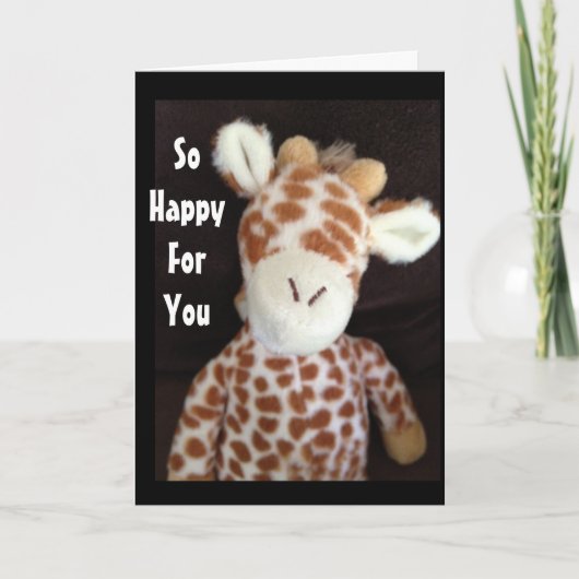 GRATULATIONEN ZU IHRER ADOPTION KARTE (Vorderseite)