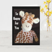 GRATULATIONEN ZU IHRER ADOPTION KARTE (Gelbe Blume)