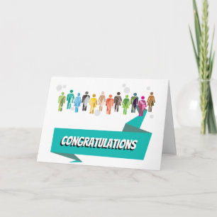 GratulationGrußkarte für transgender Person Karte