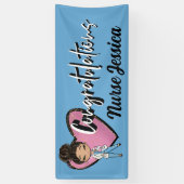 Gratulationis Medical RN Nurse Banner (Vertikal)