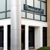 GRATULATIONS Custom School Abschluss Zeremonie Banner (Äußeres Gebäude)