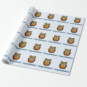 Gratulations-Geschenkpapier Geschenkpapier