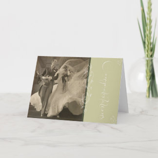 Gratulations-Hochzeitskarte Karte
