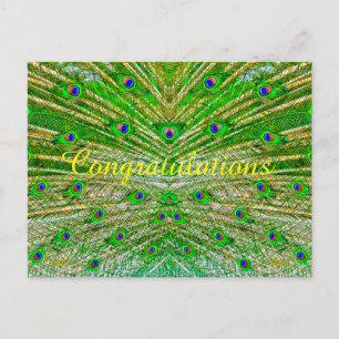 Gratulations-Postkarte Postkarte