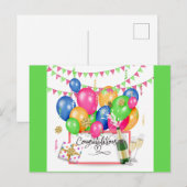 Gratulationsfeier Postkarte (Vorne/Hinten)