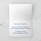 Gratulationskarte "Akryllische Flagge" Karte (Innenseite)