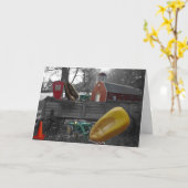 Gratulationskarte "Ernte" Karte (Gelbe Blume)