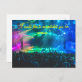 Gratulationskarte für das Team oder die Person Postkarte (Vorne/Hinten)