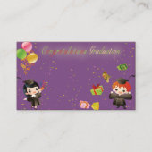 Gratulationskarte für Hochschulabsolventen Telefonnummerkarte (Vorderseite)