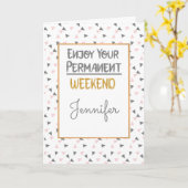 Gratulationskarte für Rosa und Weiß Karte (Gelbe Blume)