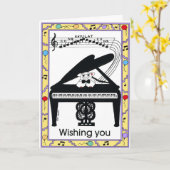 GRATULATIONSKARTE KARTE (Gelbe Blume)