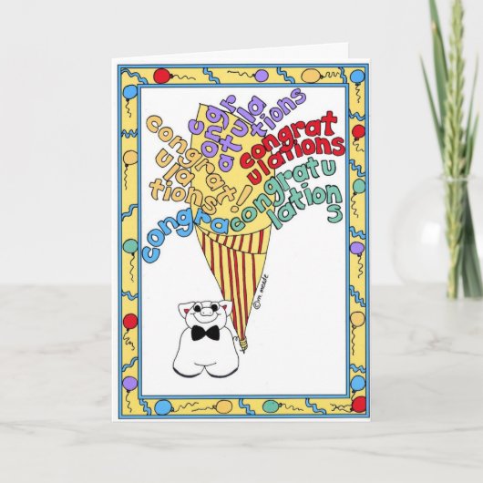 GRATULATIONSKARTE KARTE (Vorderseite)