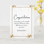 GRATULATIONSKARTE KARTE (Gelbe Blume)