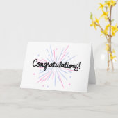 Gratulationskarte Karte (Gelbe Blume)