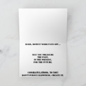 Gratulationskarte "Material World" Karte (Innenseite)