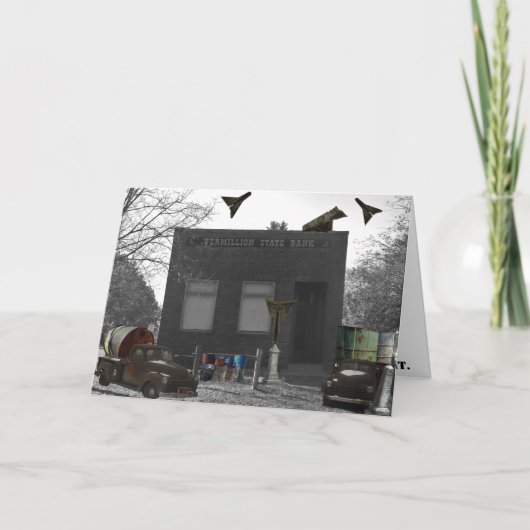 Gratulationskarte "Material World" Karte (Vorderseite)