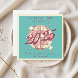 Gratulationskarte Neugeborenes 2025 Neue Eltern