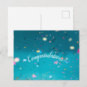 Gratulationskarte Postkarte (Vorne/Hinten)