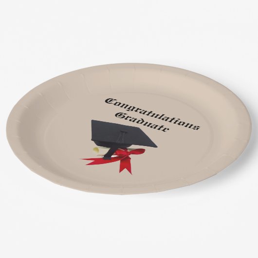 GRATULATIONSSTUDIUM PAPPTELLER (Schrägansicht)