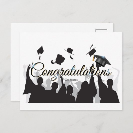 Gratulationsstudium Postkarte (Vorne/Hinten)