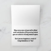 Gratulatorkarte "Shore of Lake Superior" Karte (Innenseite)