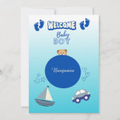 Gratulboy Begrüßungskarte (Vorderseite)