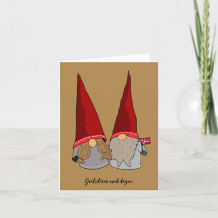 Gratulerer med dagen, norwegisches Glück Geburtsta Karte