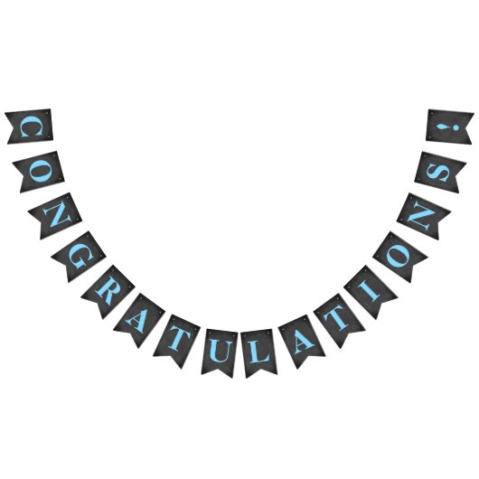 GRATULIERBARE GRATULIERUNGEN! Simuliertes Chalkboa Wimpelkette (Alle)