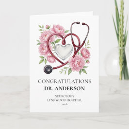 Gratuliere Doktor, Personalisierte Krankenpflegeka Karte