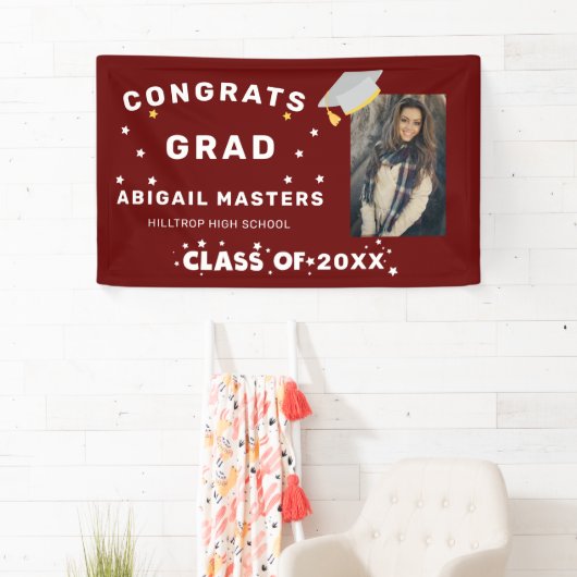 gratulieren grad stars Foto Party-Banner Banner (Insitu)