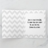 Gratulieren Gratulation Große Grußkarte Karte (Innenseite)