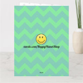 Gratulieren Gratulation Große Grußkarte Karte (Rückseite)