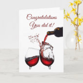 **GRATULIERUNGEN, DIE SIE IHN GETAN HABEN** KARTE (Gelbe Blume)