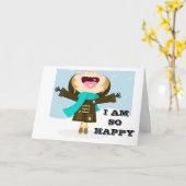 GRATULIERUNGEN - ICH BIN SO GLÜCKLICH FÜR "SIE" KARTE (Gelbe Blume)