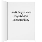 GRATULIERUNGEN *NEUER HOMEOWNER* (Innen (Rechts))