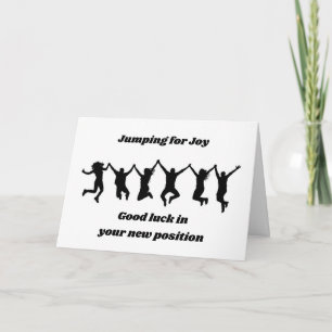 GRATULIERUNGEN ZU IHRER "NEUEN POSITION" KARTE