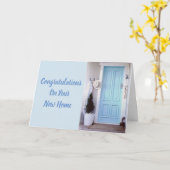 GRATULIERUNGEN ZU IHRER ***NEUEN ZUHAUSE*** KARTE (Gelbe Blume)