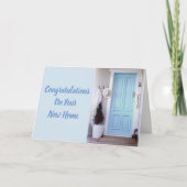 GRATULIERUNGEN ZU IHRER ***NEUEN ZUHAUSE*** KARTE (Vorderseite)