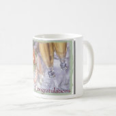 ***GRATULIERUNGEN*** Zweitönige KAFFEE-TASSE Kaffeetasse (VorderseiteRechts)