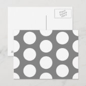 Grau 808080 postkarte (Vorne/Hinten)
