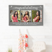 Grau Abschluss 3 Foto Moderne Kalligraphie Herz Banner (Insitu)